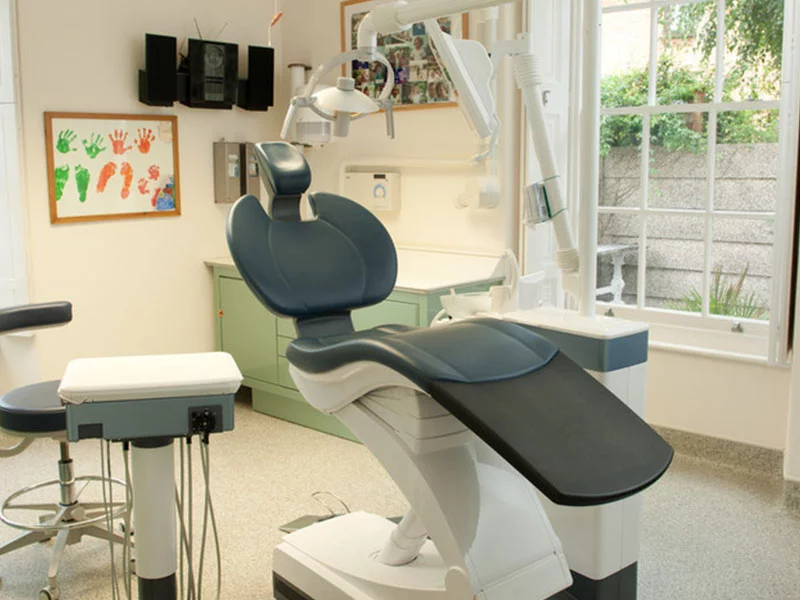 dental chair in surgery